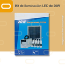 Kit 20W DC 4 Bombillas