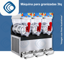 Máquina de granizadas 3 tanques