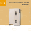 Variador de Frecuencia / Controlador Híbrido para bomba AC de 3HP de voltaje 220V Monofásico