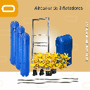 Aireador Solar para Piscicultura de 3 flotadores