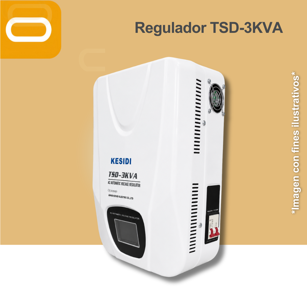 Estabilizador de voltaje 3KVA - 220VAC