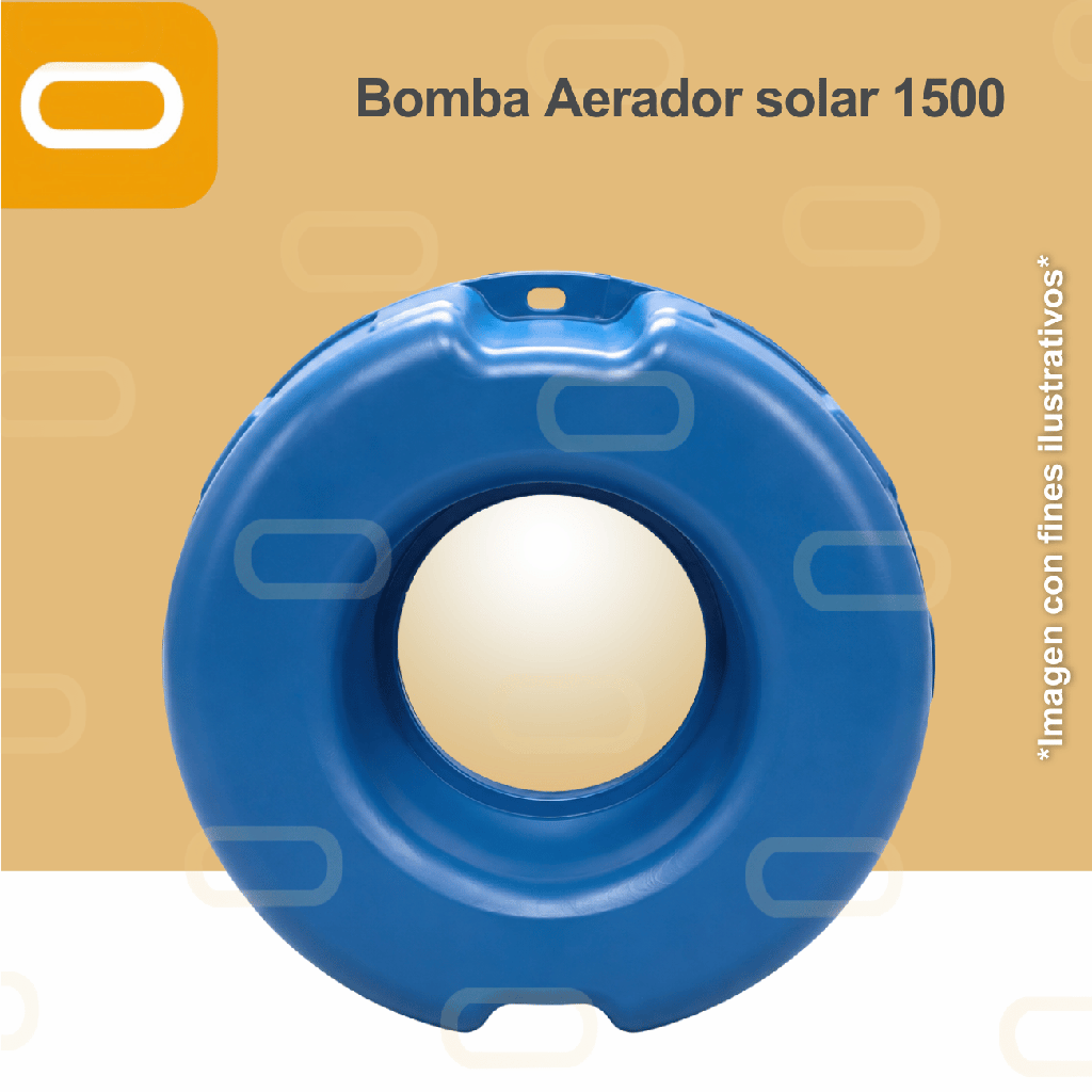 Aireador Solar para Piscicultura Estático 180V-1500W
