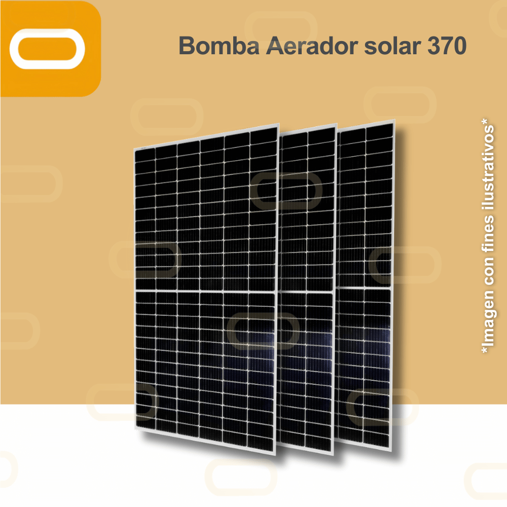 Sistema Aireador Solar para Piscicultura Jet 24V-370W