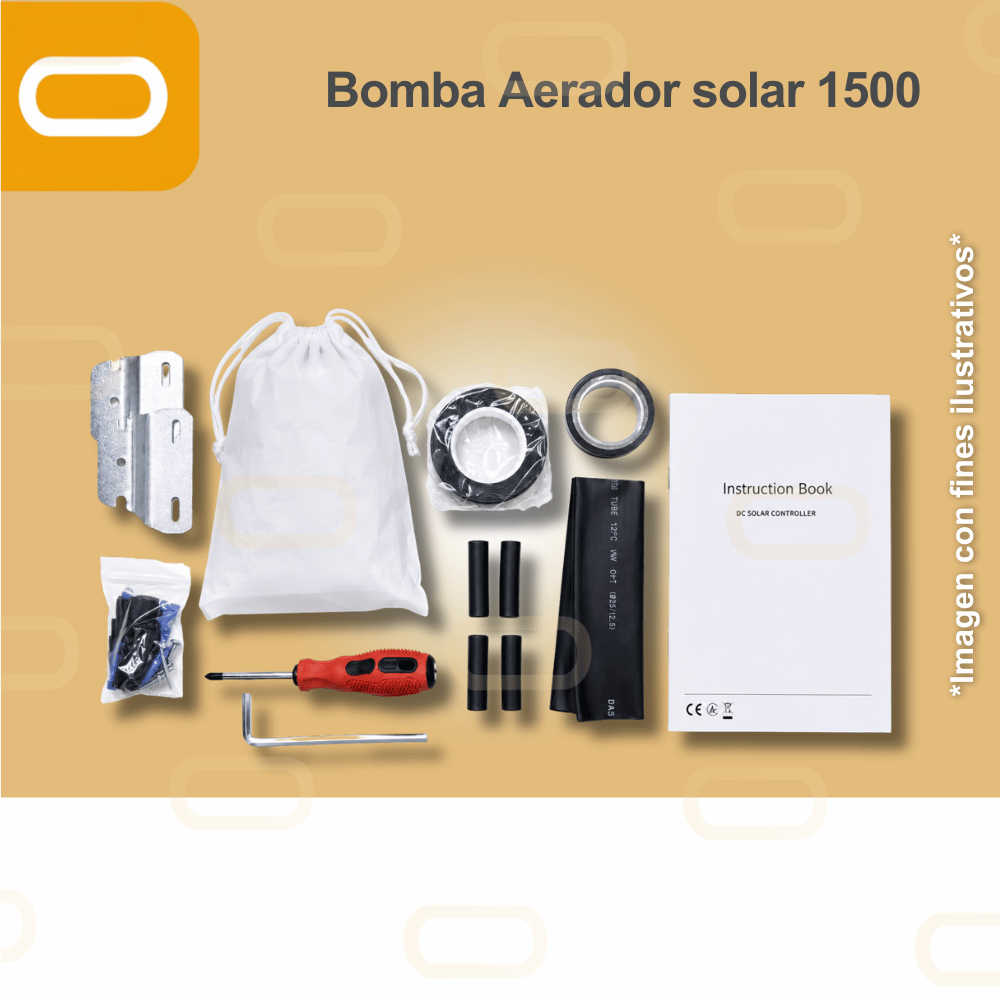 Sistema Aireador Solar para Piscicultura Jet 110V-1500W