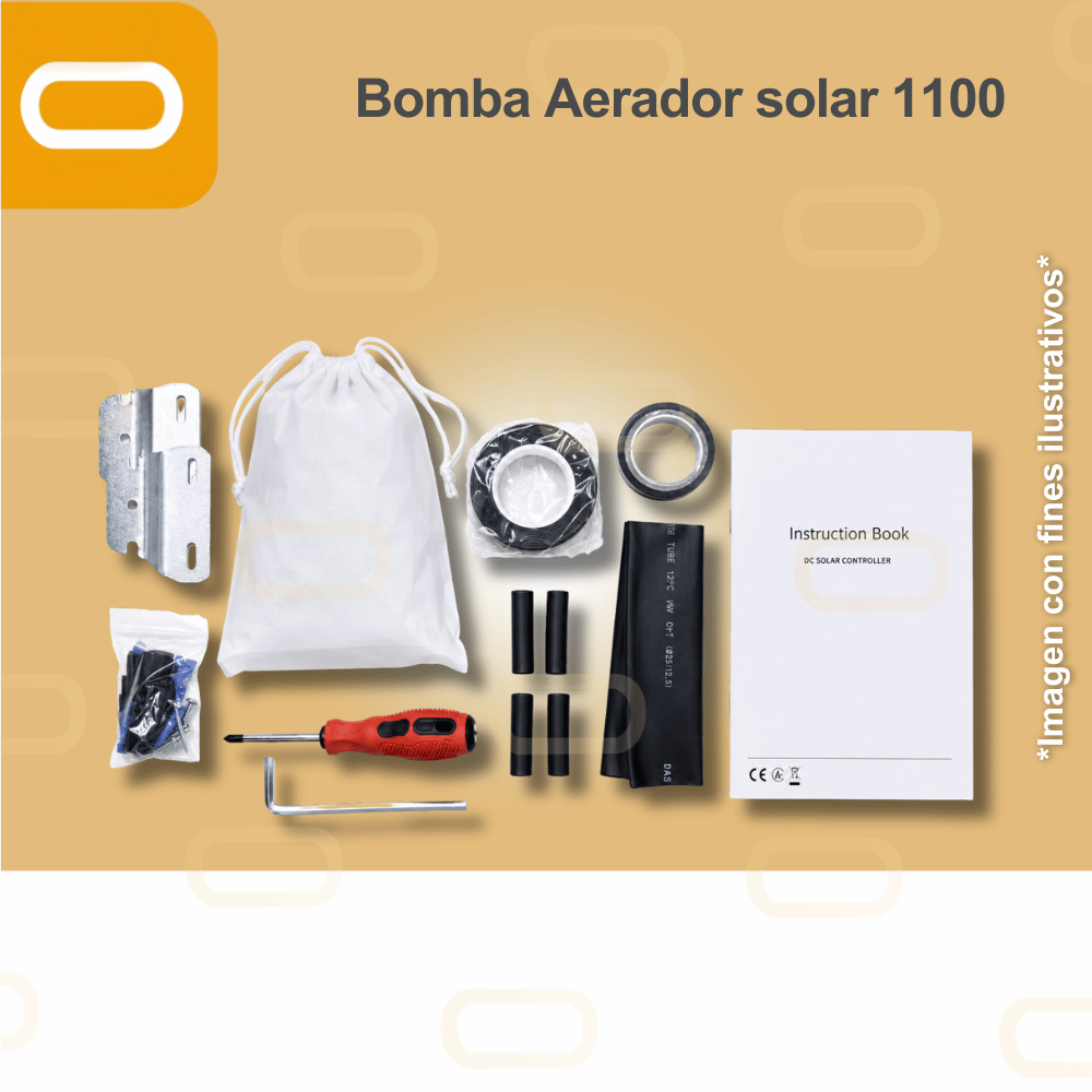 Sistema Aireador Solar para Piscicultura Jet 110V-1100W