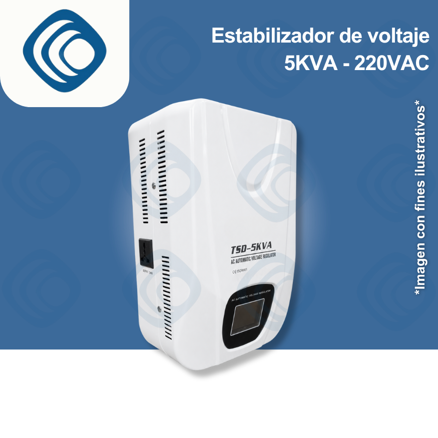 Estabilizador de voltaje 5KVA - 220VAC