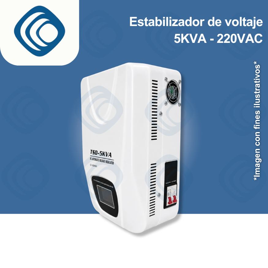Estabilizador de voltaje 5KVA - 220VAC