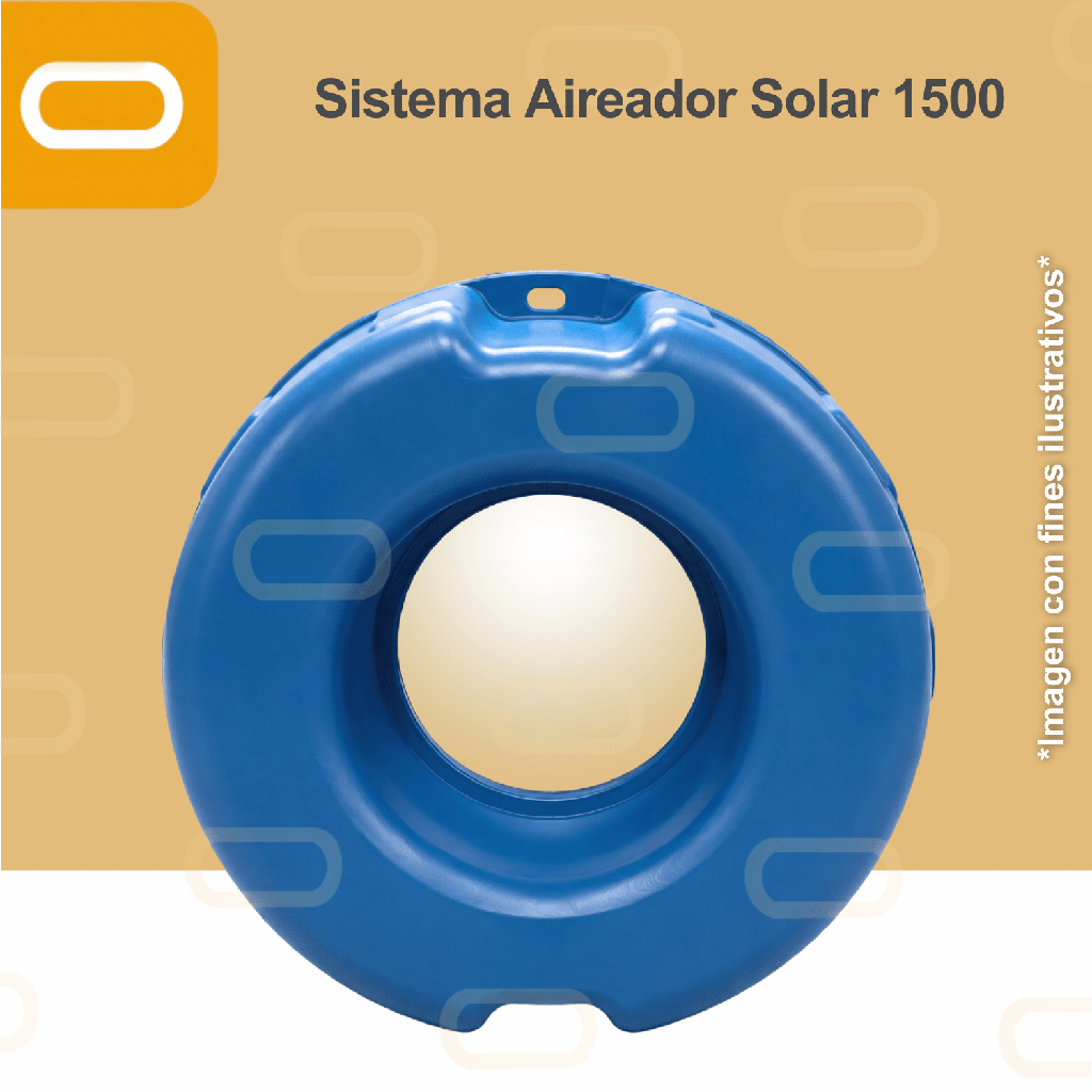 Sistema Aireador Solar para Piscicultura Jet 180V-1500W