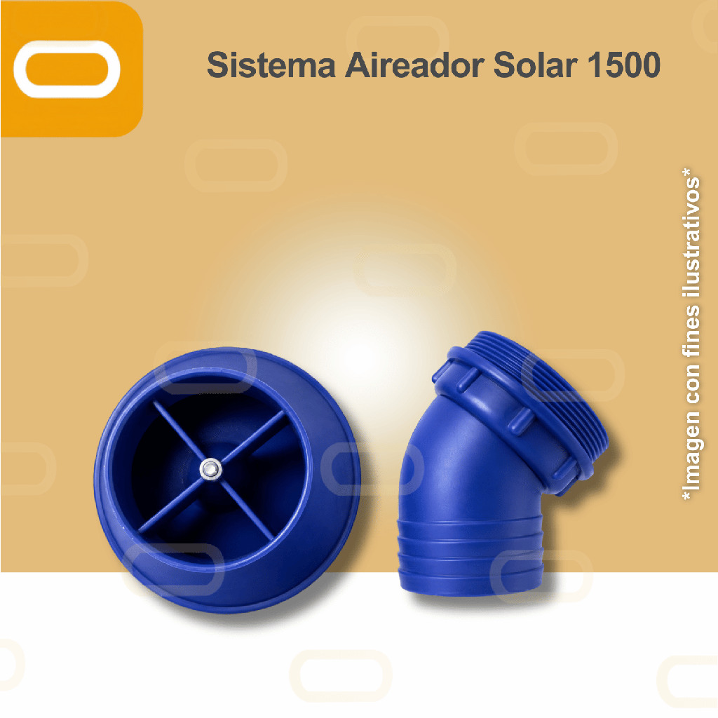 Sistema Aireador Solar para Piscicultura Jet 180V-1500W