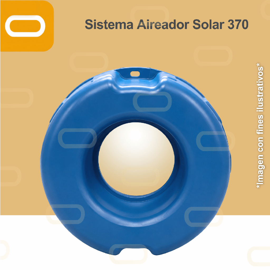 Sistema Aireador Solar para Piscicultura Jet 24V-370W