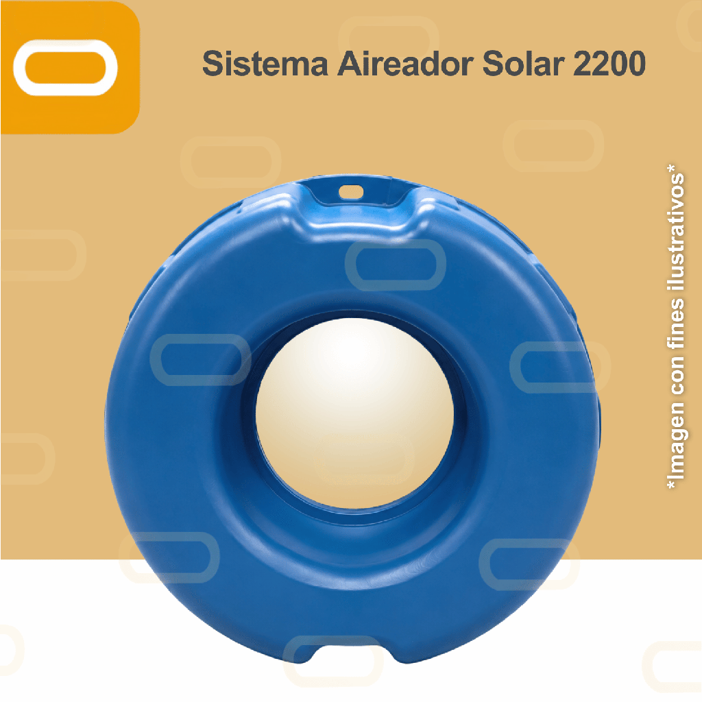 Sistema Aireador Solar para Piscicultura Jet 280V-2200W