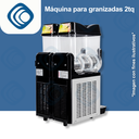 Máquina de granizadas 2 tanques