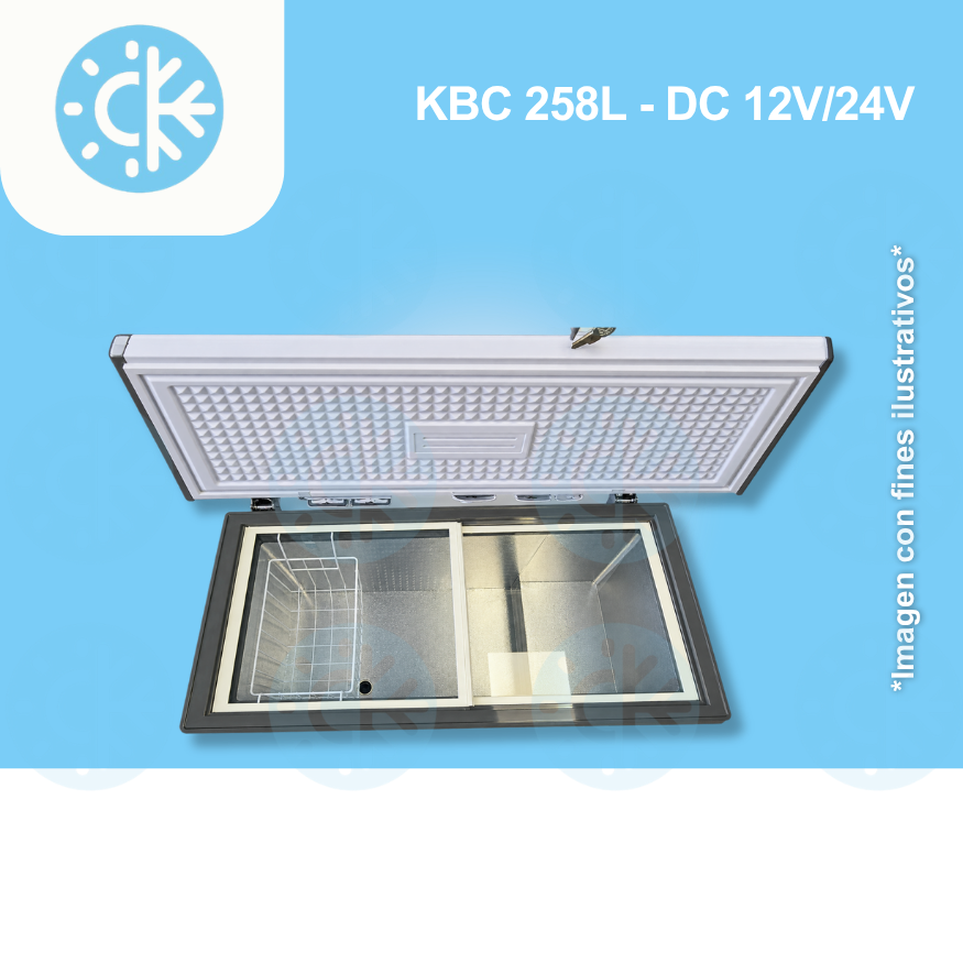 Congelador 12/24V - 258 Litros