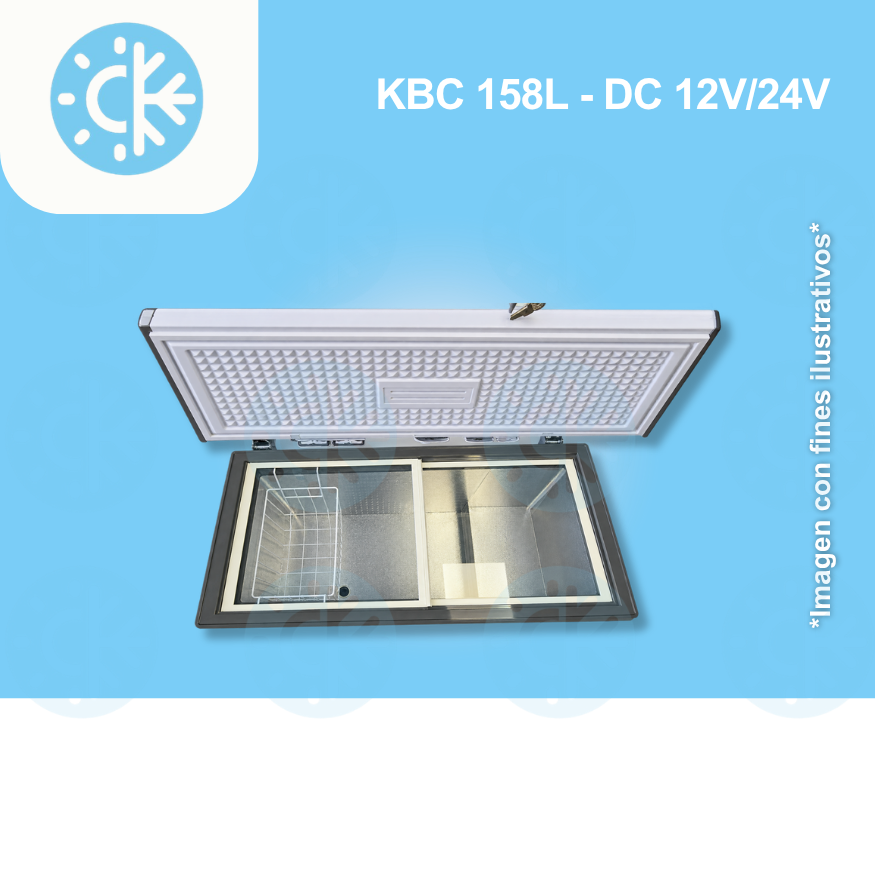 Congelador 12/24V - 158 Litros