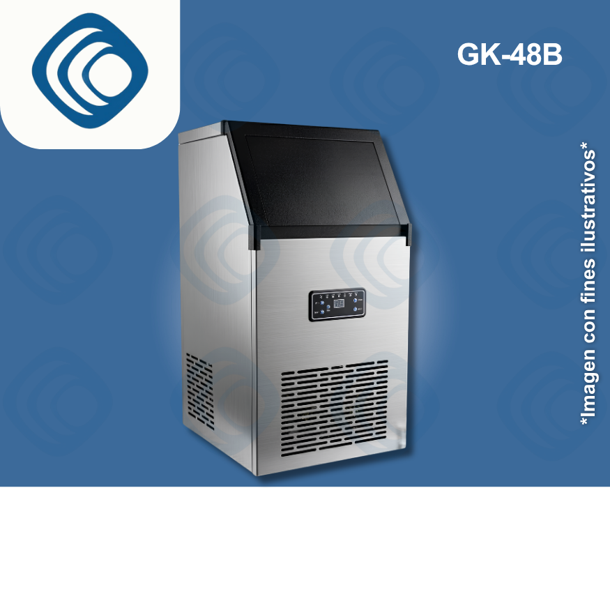Máquina de hacer hielo Comercial - GK48B (40 a 80 lbs/24hrs)