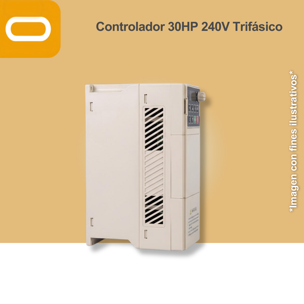 Controlador Solar para bomba de 30HP de voltaje 220V Trifásico