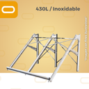 [Marco-430L-i] Marco para calentador Solar 430 Litros Inox