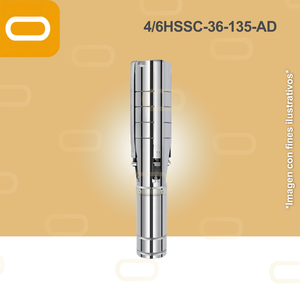Bomba Sumergible SOLAR 4/6HSSC-36-135-AD