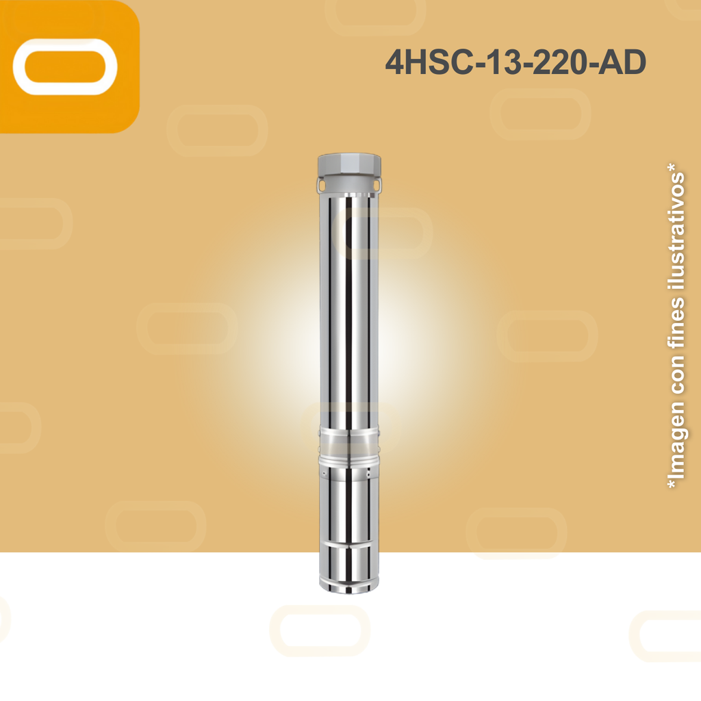 Bomba sumergible SOLAR 4HSC-13-220-AD