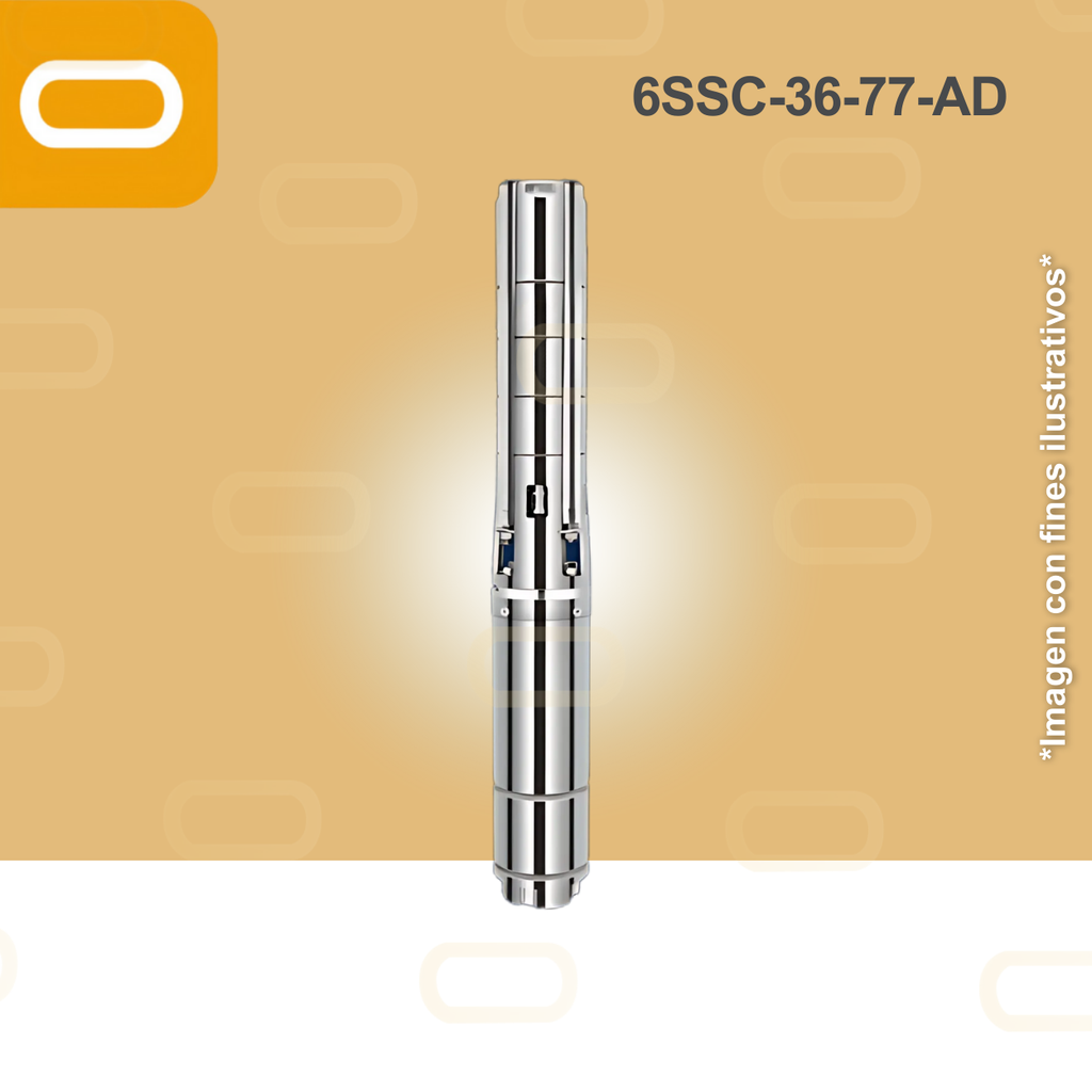 Bomba sumergible SOLAR 6SSC-36-77-AD