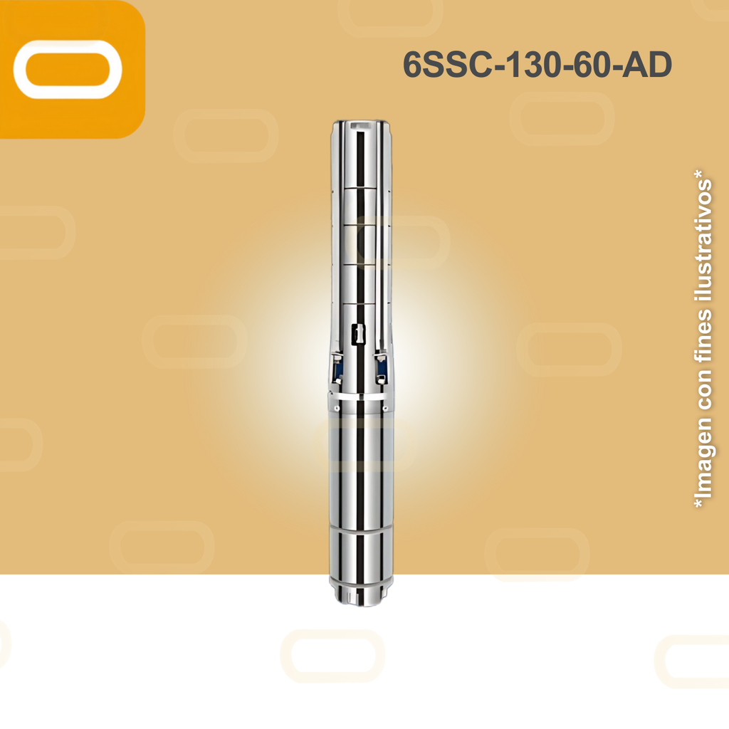 Bomba sumergible SOLAR 6SSC-130-60-AD