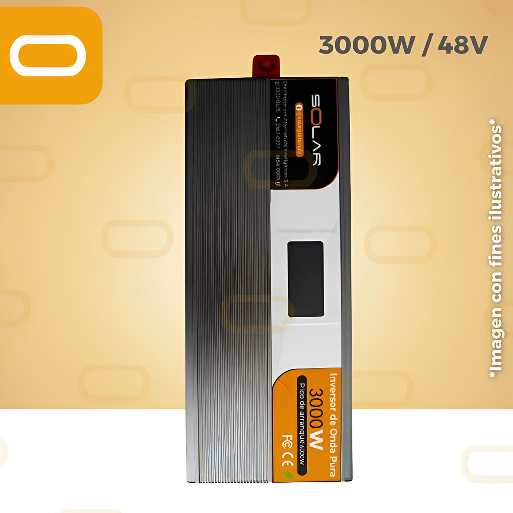 Inversor Off Grid Solar Pro 3000W 48V