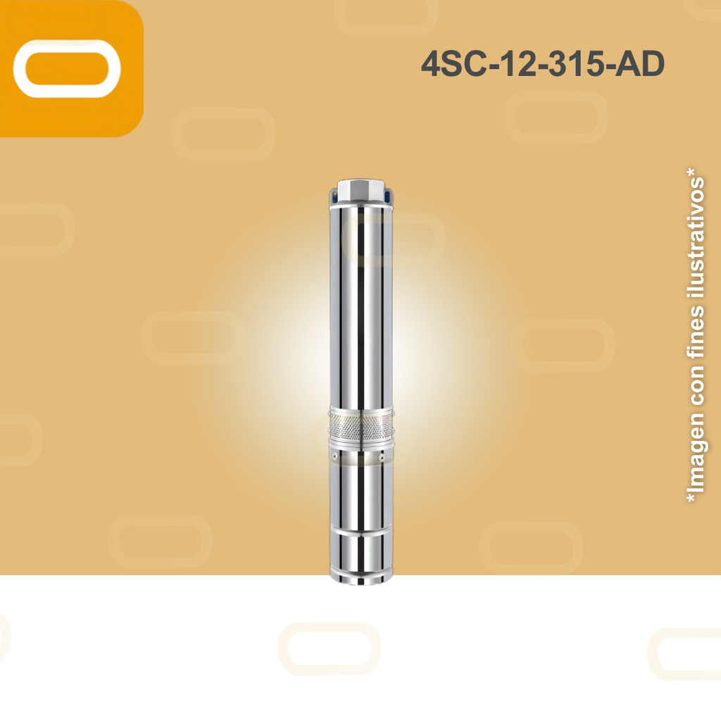 Bomba sumergible SOLAR 4SC-12-315-AD