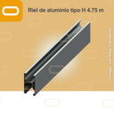 [Riel-H] Riel tipo H para clamp de lámina empalmada