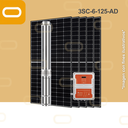 Sistema Bomba Solar Sumergible 3SC-6-125-AD-450W
