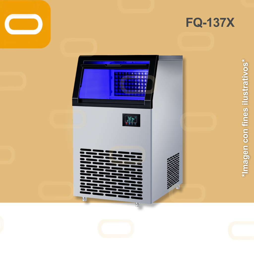 Máquina de hacer hielo Comercial - FQ137X - (100 a 200 Lbs/24 hrs)