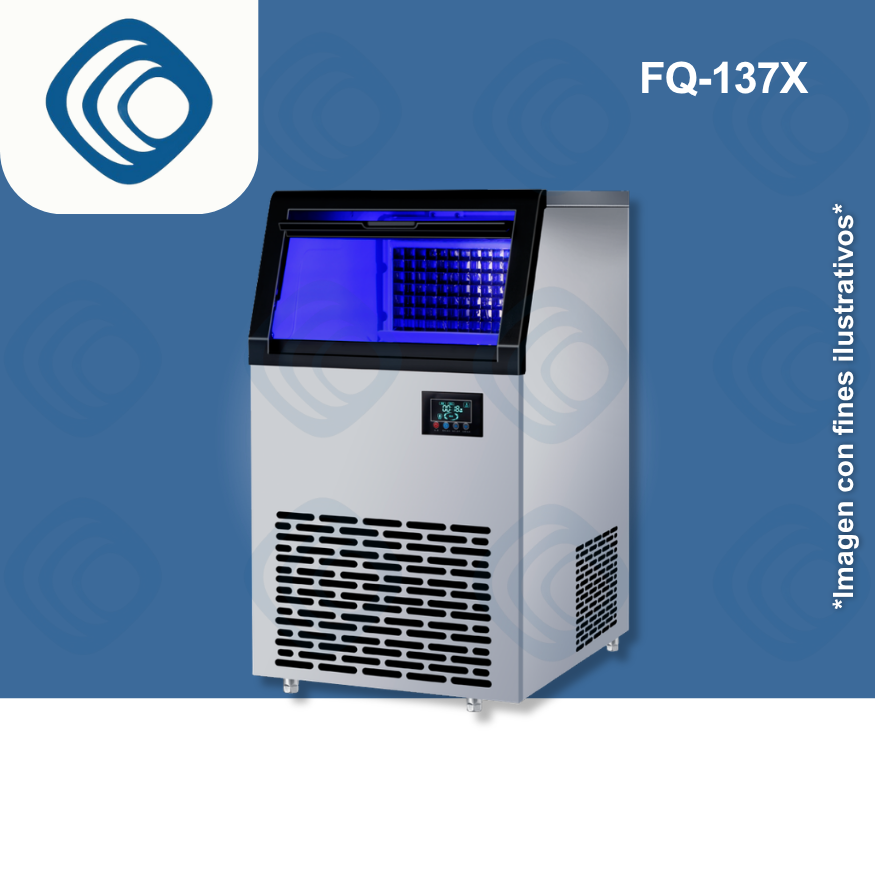 Máquina de hacer hielo Comercial - FQ137X - (100 a 200 Lbs/24 hrs)