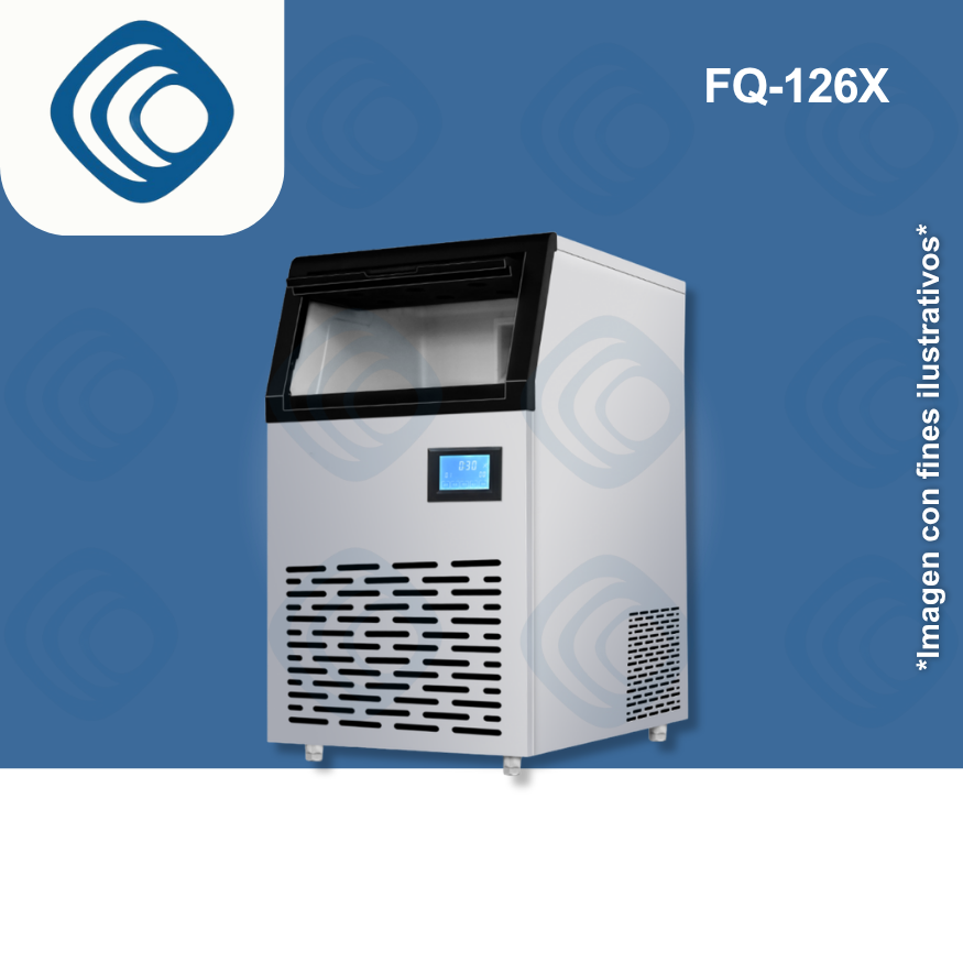 Máquina de hacer hielo Comercial - FQ126X (70 a 140 lbs/24hrs)