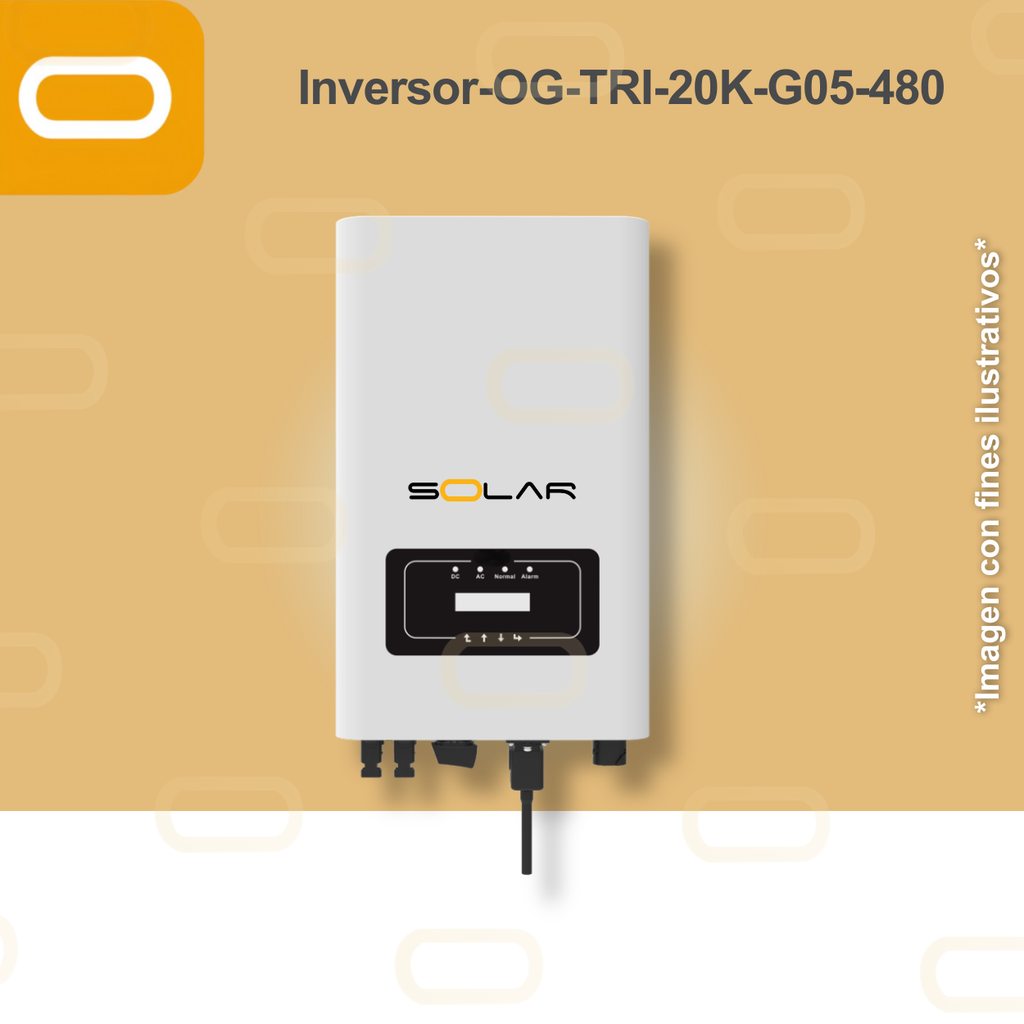 Inversor On Grid Solar Trifásico G5 20000W / 277- 480Vac