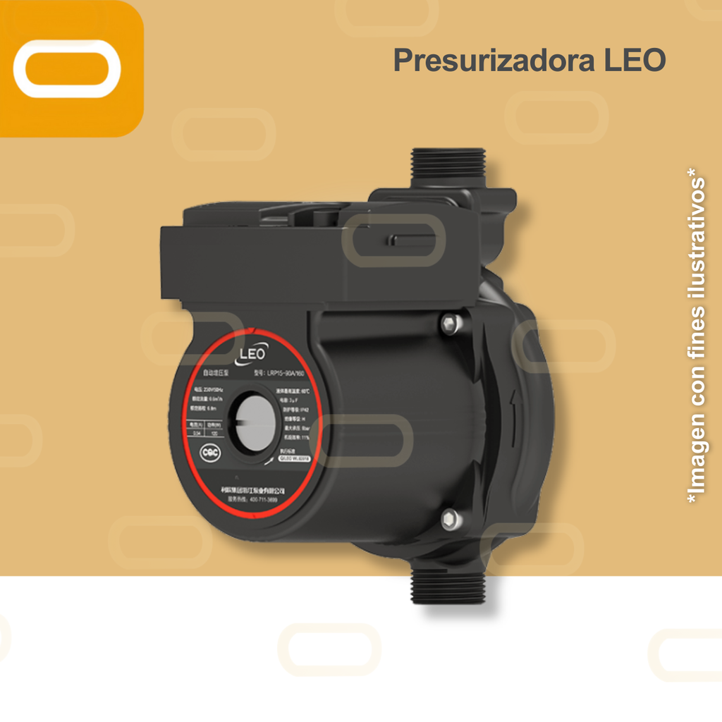 Bomba presurizadora LEO 120W 0.6MPa