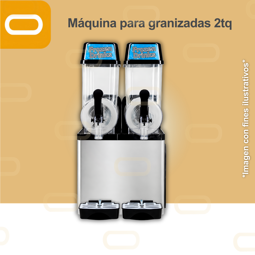 Máquina de granizadas 2 tanques