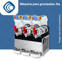 Máquina de granizadas 3 tanques