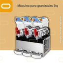 Máquina de granizadas 3 tanques
