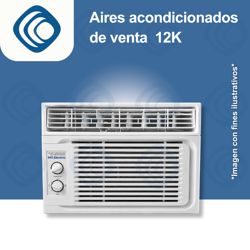 Aire Acondicionado de Ventana-12,000 BTU/h