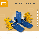 Aireador Solar para Piscicultura de 2 flotadores