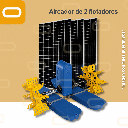 Sistema Aireador Solar para Piscicultura de 2 Paletas