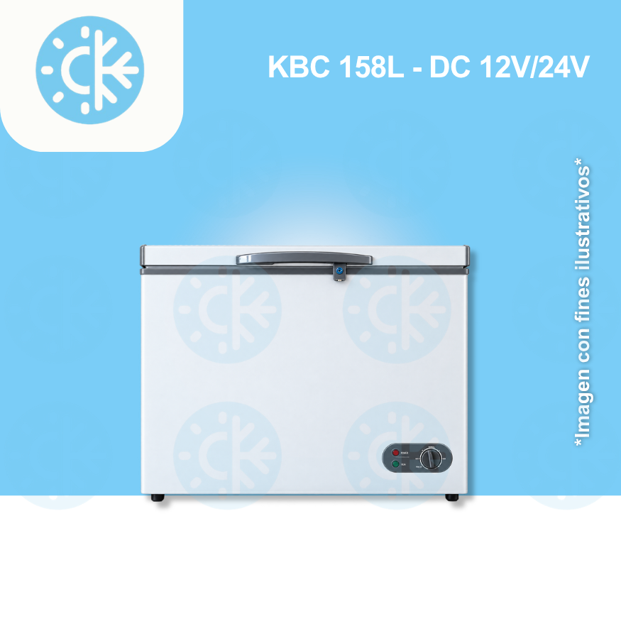 Congelador 12/24V - 158 Litros