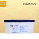 [Batería-260Ah] Batería de Gel 260Ah / 12V