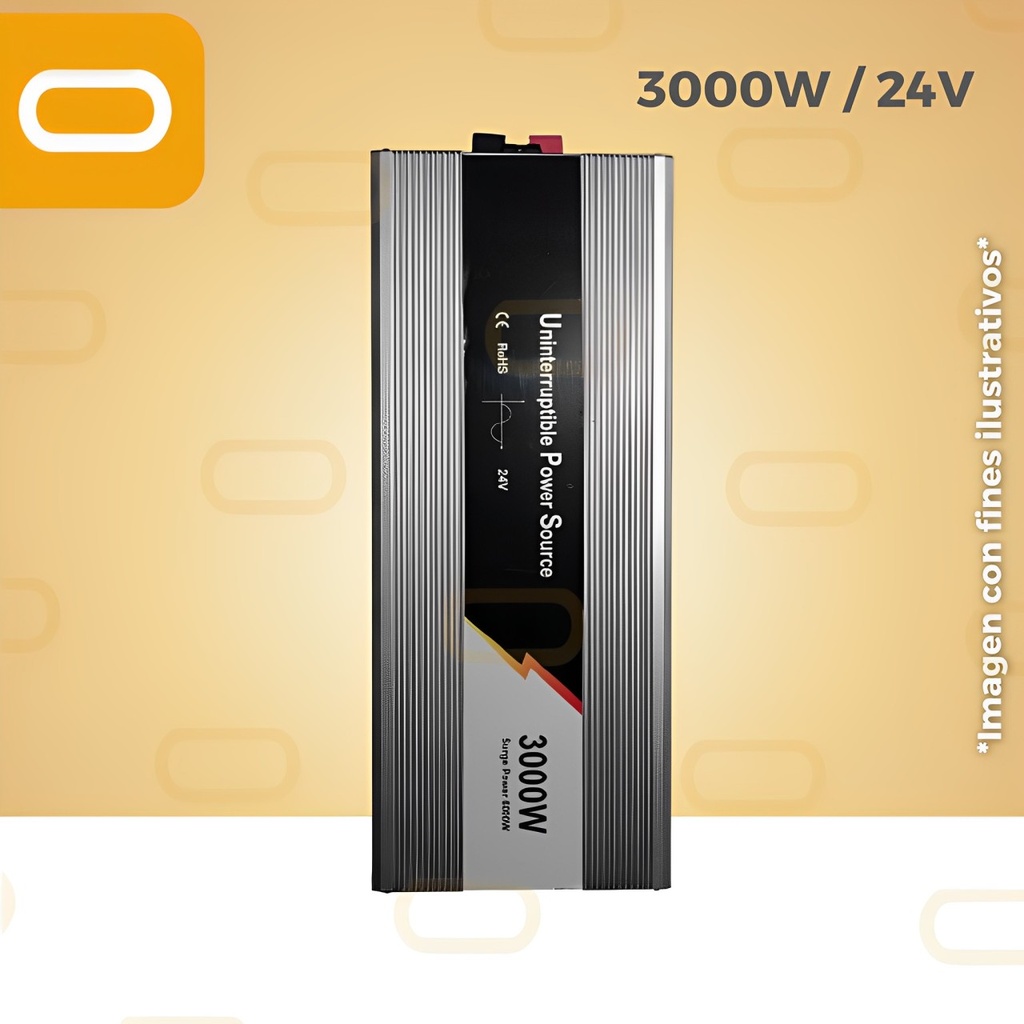 Inversor Cargador Solar Pro 3000W 24V