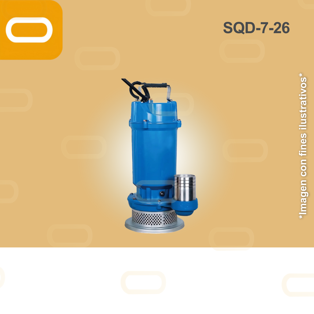 Bomba sumergible de caudal SOLAR SQD-7-26