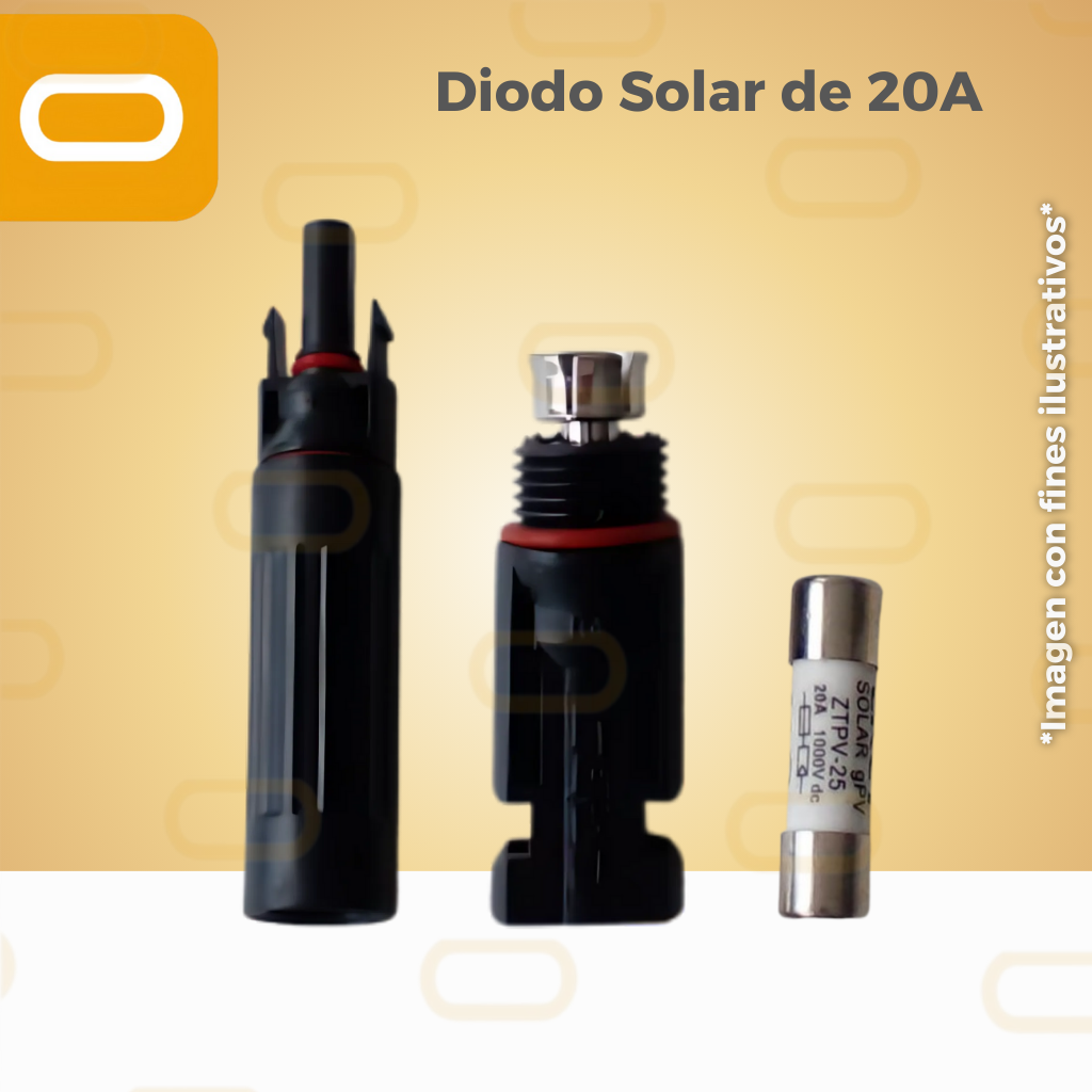 Diodo Solar de 20A