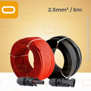 [Kit-cable-2.5mm-6m] Kit de Cable Solar 2.5mm² de 6m