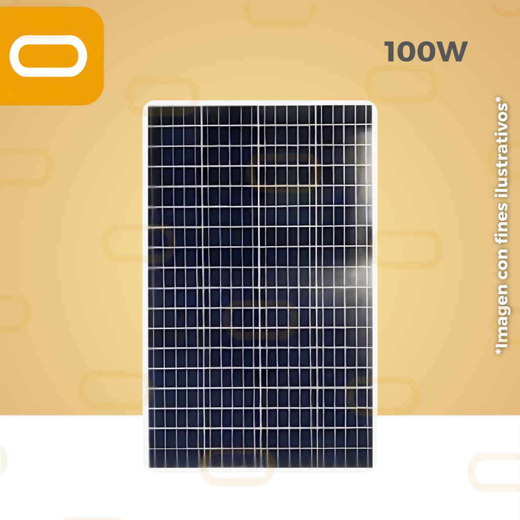 Panel Solar 100W Policristalino