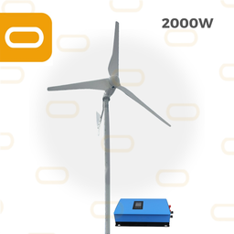 [Sis-Eolica-2000W] Sistema de Turbina Eólica - 2000W