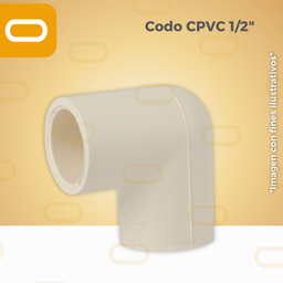 [Codo-CPVC-1/2] Codo 90 grados CPVC 1/2"