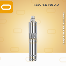 [23-101-AD-4SSC-6.5-146-170-1300-AD] Bomba Sumergible SOLAR 4SSC-6.5-146-AD